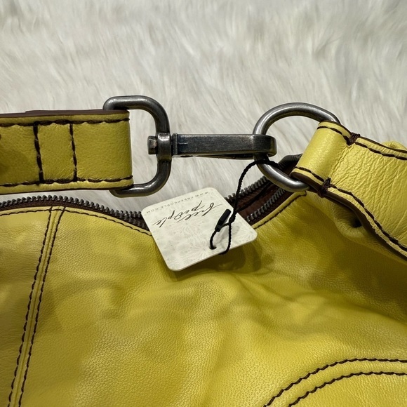 FREE PEOPLE Real World Clutch Leather Hobo Bag - Picture 8 of 13